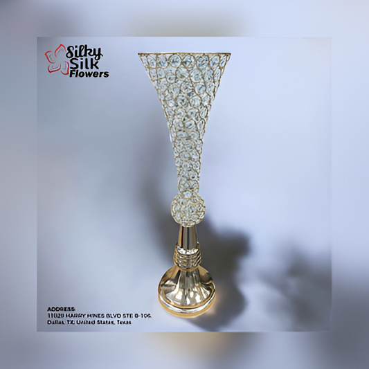 5011 Elegance Crystal Vase – 25 Inch